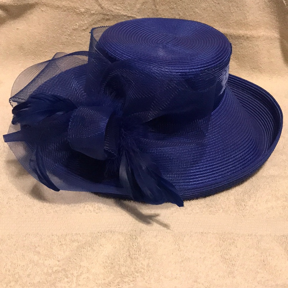 Blue Fancy Hat, Derby Hat!